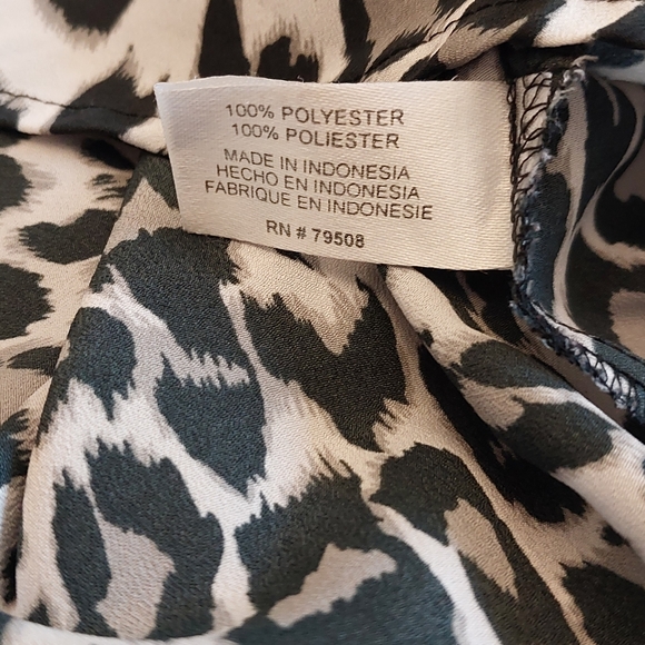 Violet & Claire Medium Cheetah Print Polyester Tank Top Blouse - Picture 6 of 10